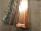 Custom copper gutter section remade to match - view 3