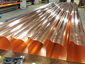 Custom ogee copper gutters - view 1