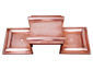 Detailed custom copper downspout band - view 2