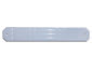 White aluminum ornamental pipe band
