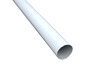 Plain round white aluminum gutter downspout