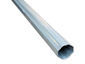 Round corrugated galvanized steel gutter downspout