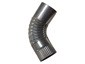 Plain round smooth galvanized steel gutter elbow - view 2