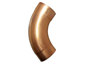 Plain round seamless copper gutter elbow - view 1