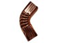 Square corrugated copper gutter elbow - view 1