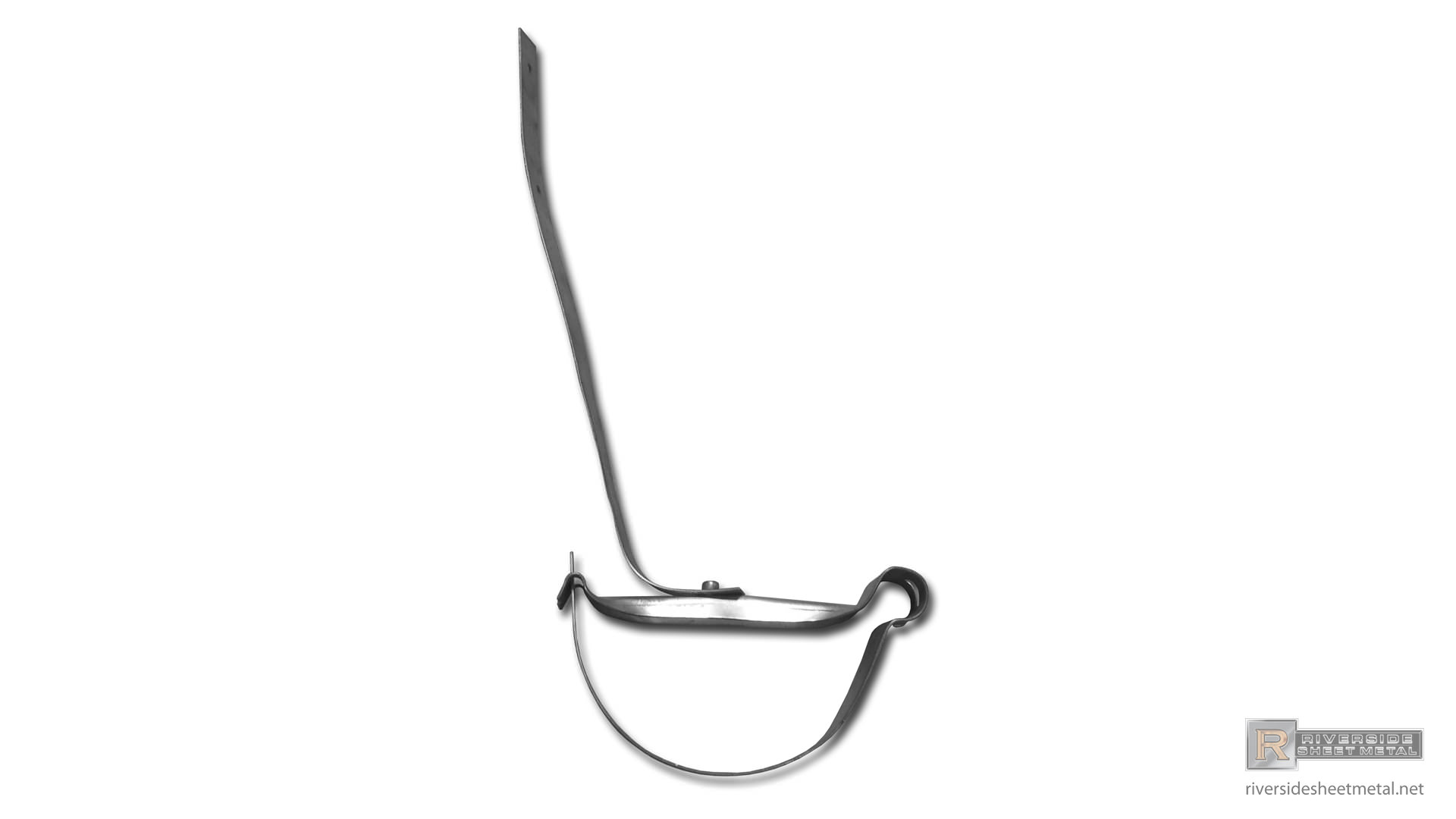 5-Inch Wrap Around Aluminum Gutter Hangers – White – Quality Aluminum (Open Box)