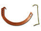 Circle copper half-round gutter hanger