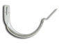 Under mount stamped 26 gauge double layer galvanized steel half-round gutter hanger