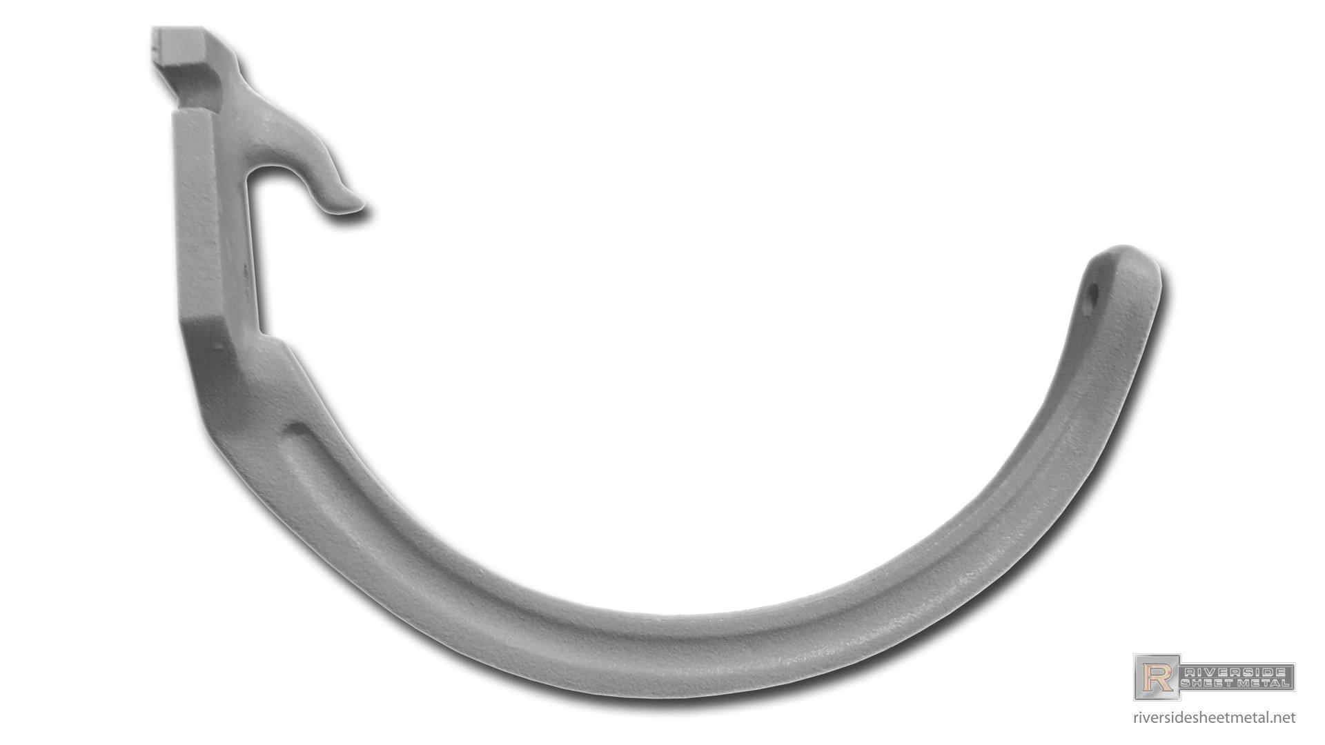thumbnail image 2 of 5-Inch Wrap Around Aluminum Gutter Hangers – White – Quality Aluminum (Open Box) 2 of 6