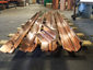 Custom copper gutter liners - view 4