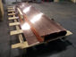 Custom copper gutter liners - view 1
