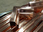 Custom copper ogee gutter inside box miter - view 1