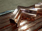 Custom copper ogee gutter inside box miter - view 2