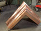 Custom copper ogee gutter outside box miter - view 6