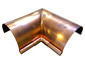 Half-round gutter inside box miter copper - view 3