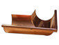 Half-round gutter outside box miter copper - view 2