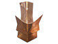 Half-round gutter outside strip miter copper - view 1