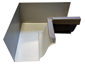 K-style gutter inside box miter bronze aluminum - view 2