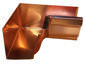 K-style gutter inside box miter copper - view 2