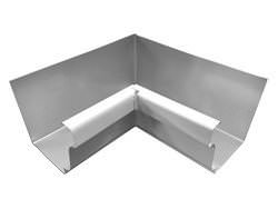 K-style inside white aluminum box miter