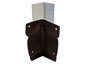 K-style gutter inside strip miter bronze aluminum - view 1