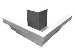 K-style gutter outsidebox miter