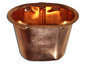 Oval copper gutter outlet - view 2