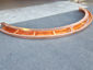 Radius copper gutter with custom profile and pre installed hangers - view 4