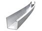 Custom radius aluminum box gutter - view 1