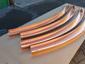 Narrow custom radius brownstone copper gutters - view 2