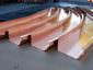 Wide custom radius brownstone copper gutters - view 3