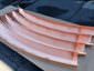 Wide custom radius brownstone copper gutters - view 6