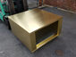 Custom range hood made with brushed brass - view 6