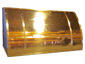 Custom fabricated Copper barrel hood vent