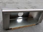 Bell range hood vent featuring rolled stainless steel and antique brass bars - view 7