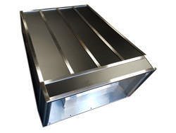 HV025 - Custom steel hood vent powder coated black