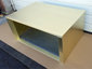 Rectangular brass brushed range hood vent - view 4