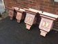 Copper leader heads custom made with lettering - view 12