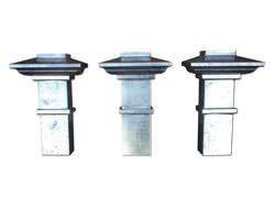 Lead coated copper decorational leader heads for downspouts