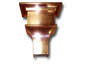 Custom made copper leader head