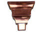 Federal style copper leader head - view 3