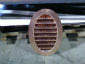 Oval shaped copper louver