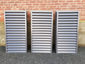 Custom bronze aluminum louvers - view 1