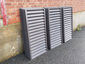 Custom bronze aluminum louvers - view 2