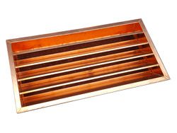 Custom made copper louver