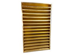 Custom made brass louver