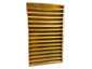 Custom made brass louver - view 1