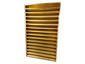 Custom made brass louver - view 2