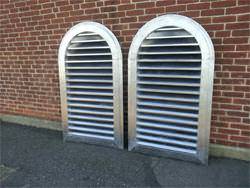 Lead coated copper louvers