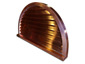 Semi circle non venting copper louver custom made to order - view 2